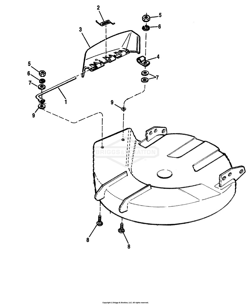 30 Mower Deck-Deflector