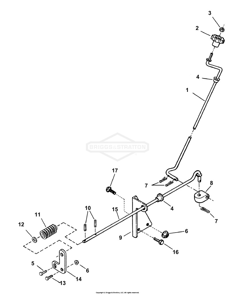 Chute Crank Control