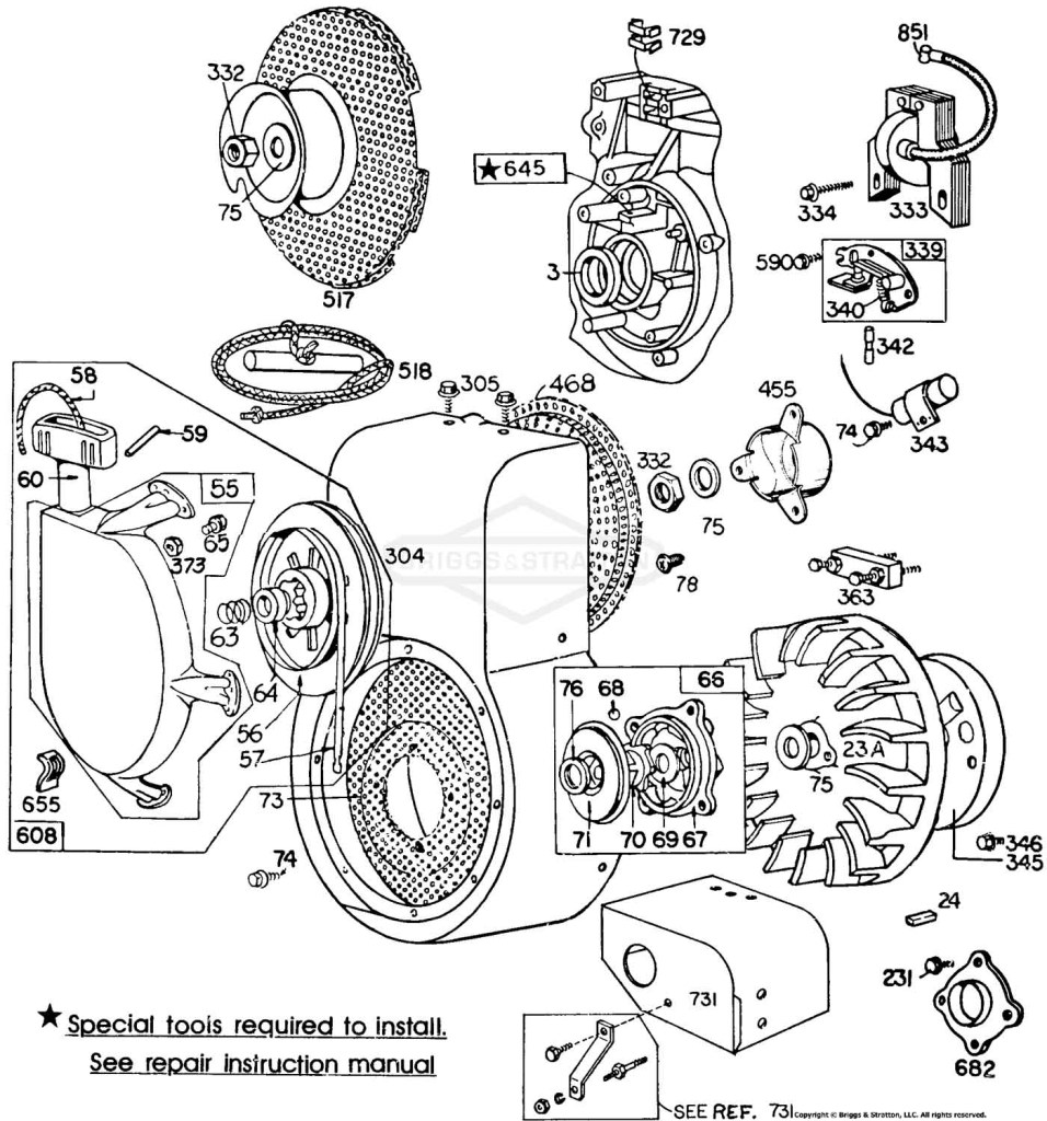 Blower Hsg,Flywheel,Rewind