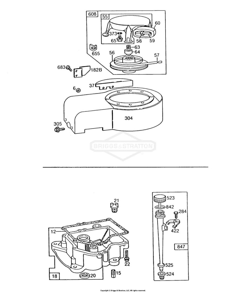 Blower Hsg, Sump, Oil Fill