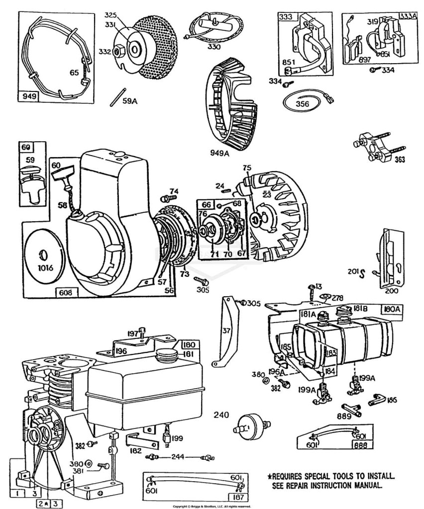 Blower Hsg,Fuel Tanks,Rewind