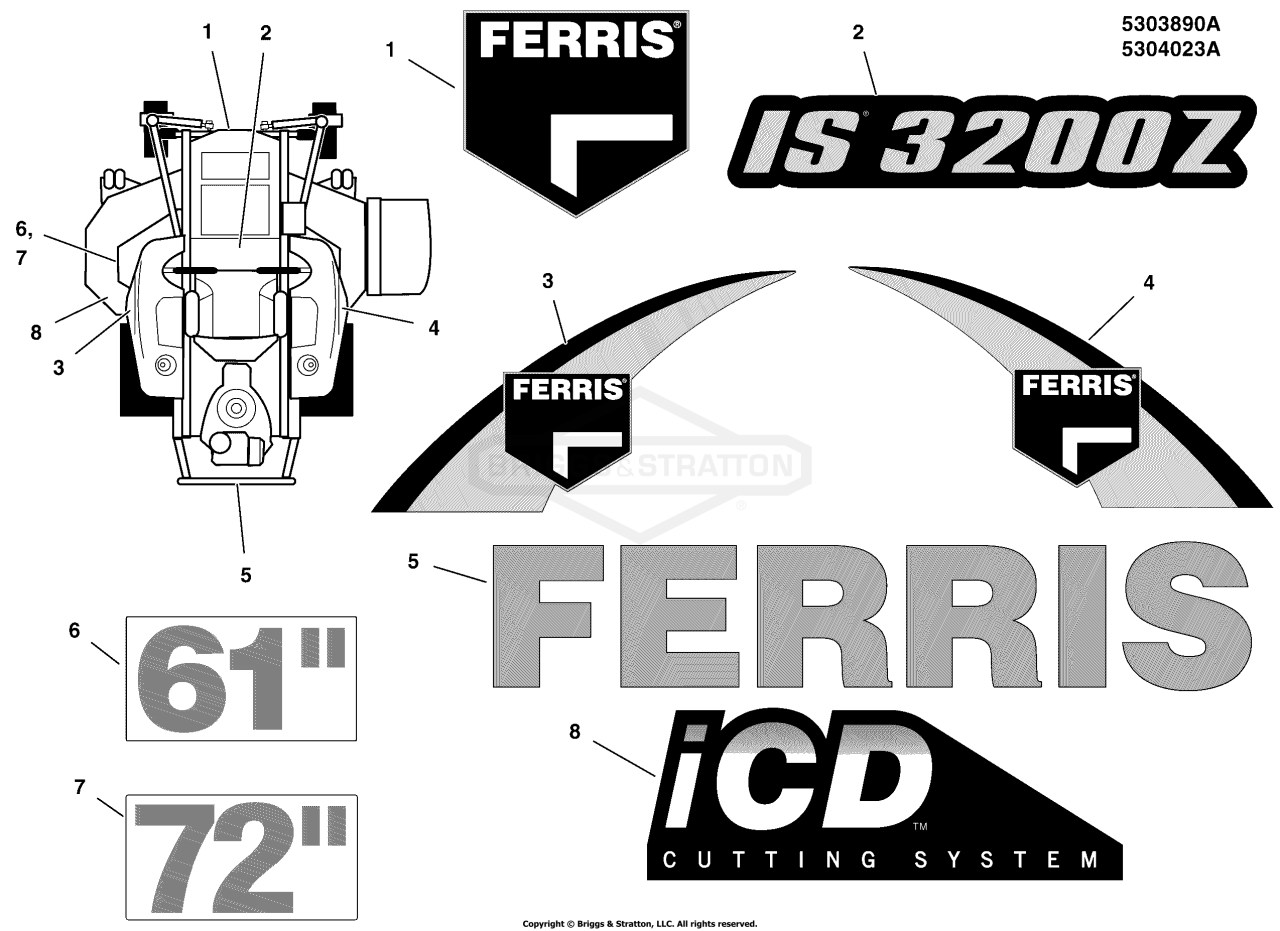 Decal Group - Brand & Model