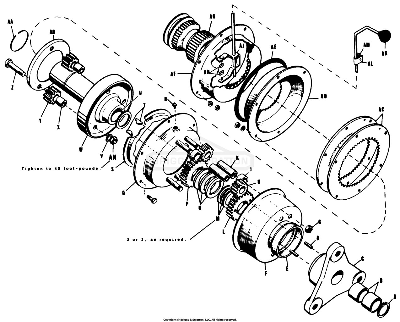 DIFFERENTIAL ASSEMBLY-Model 400