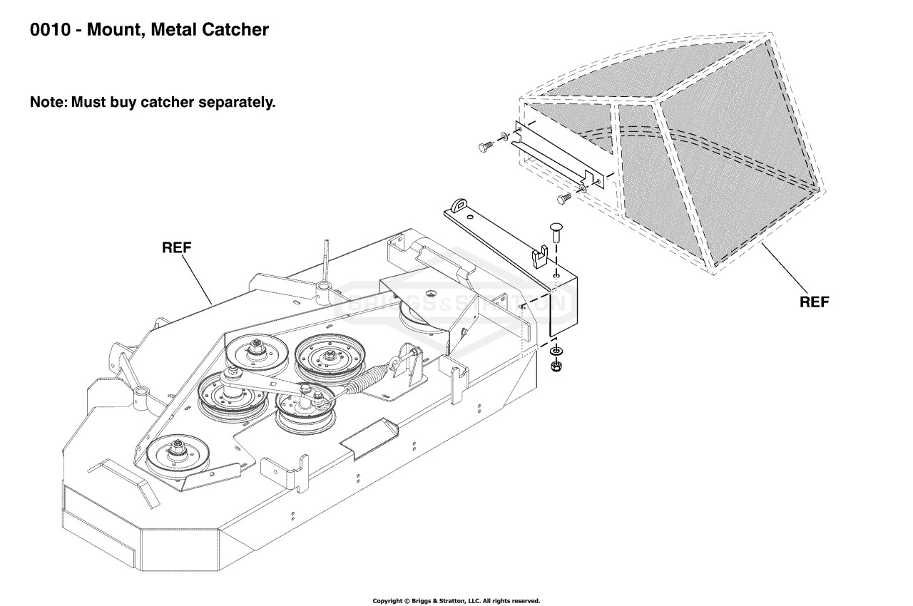 Mounting Kit, Metal Catcher - 5105072