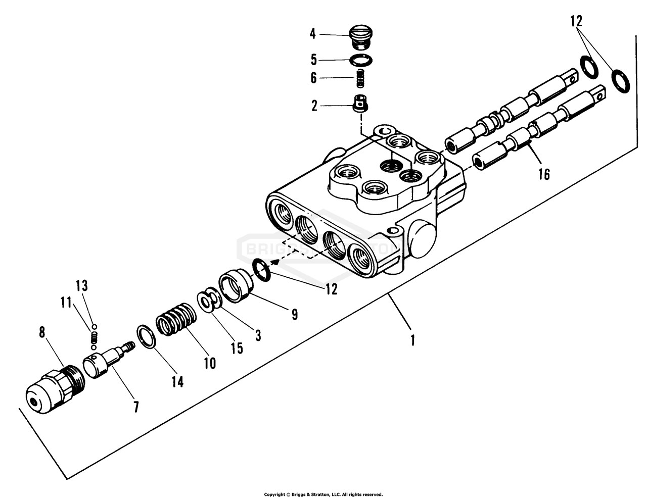 Dual Hydraulic Valve