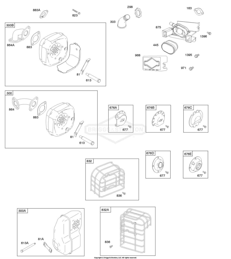 Air Cleaner, Exhaust System