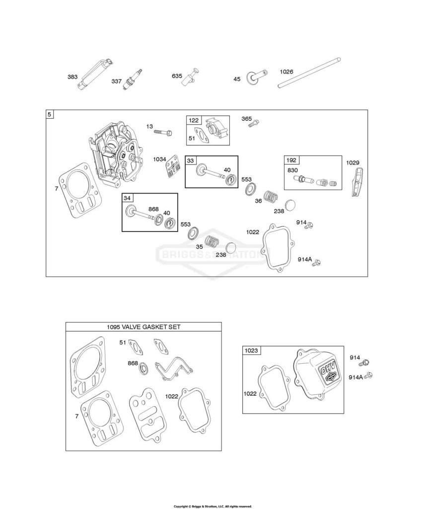 Cylinder Head, Rocker Arm Cover