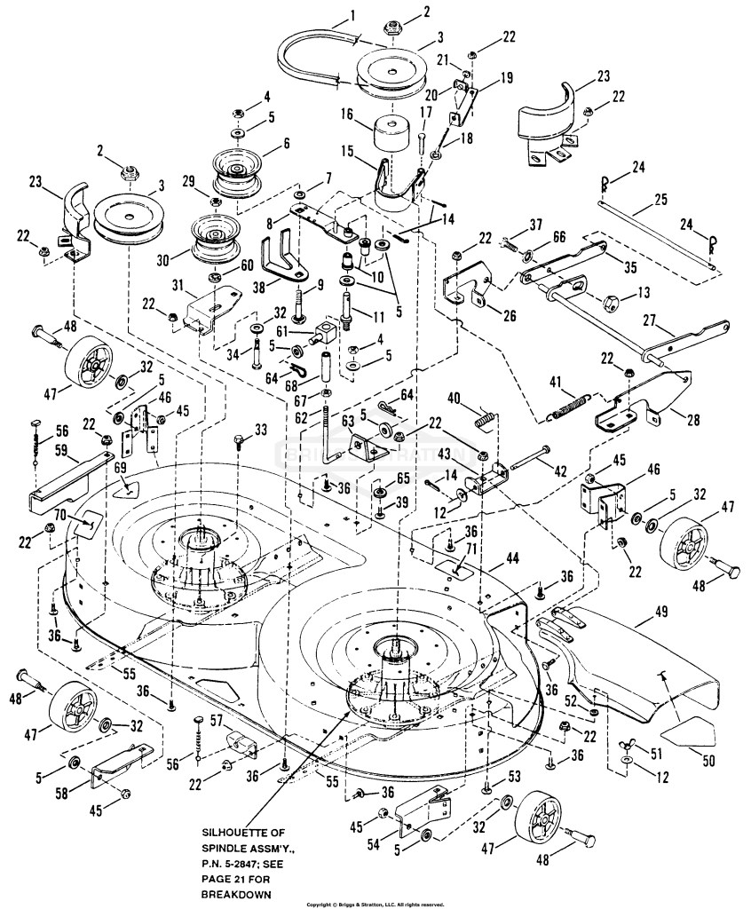 38 Cutting Deck, Belts, Brakes
