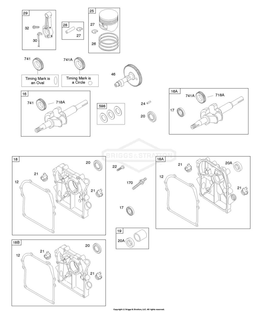 Camshaft, Crankcase Cover/Sump, Crankshaft, Piston/Rings/Connecting Rod