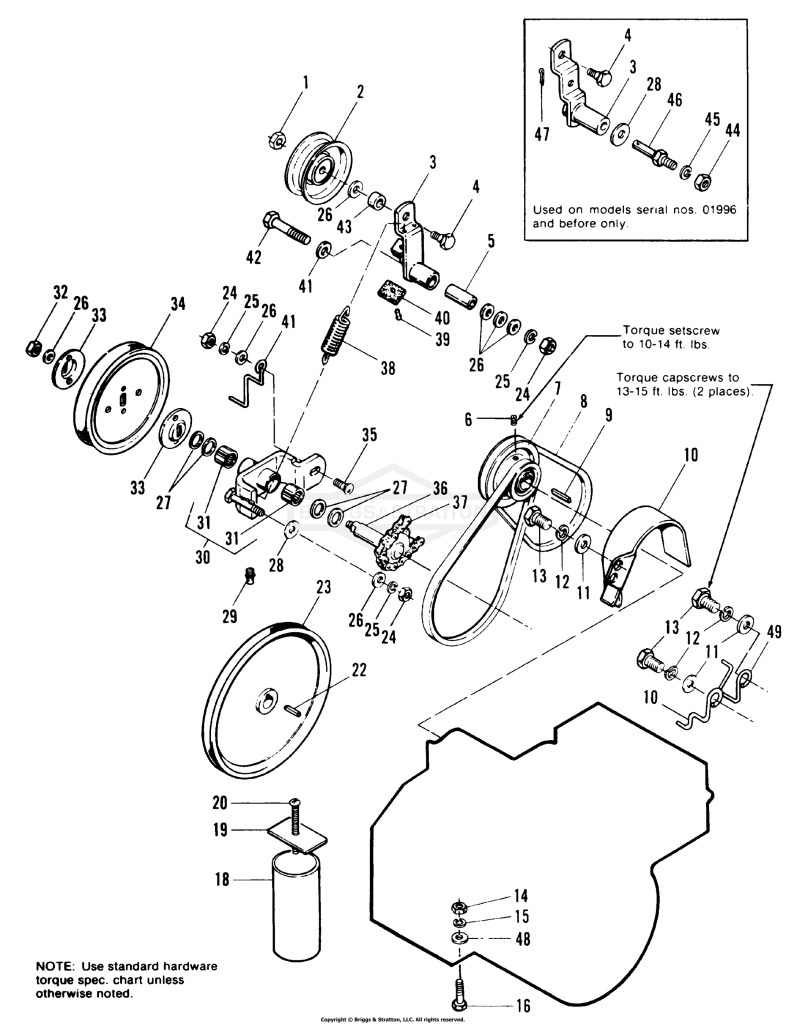 Engine, Pulley & Drive Group