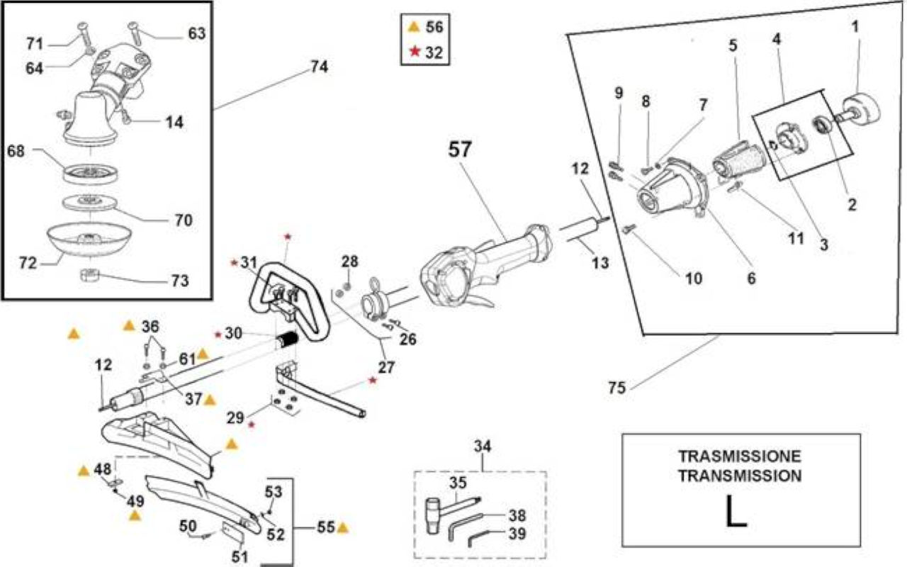 TRASMISSIONE L FINO A NÂ° 45150685