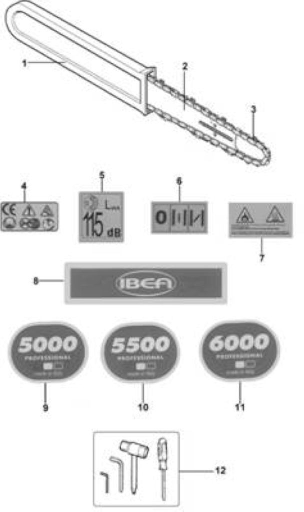 Name: MOTOSEGA 6000 3/8 c/b 50cm ADESIVI-BARRA-CATENA