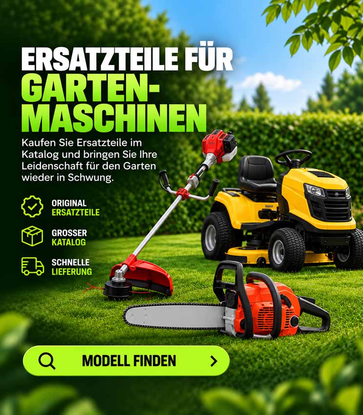 Ersatzteile für Gartengeräte