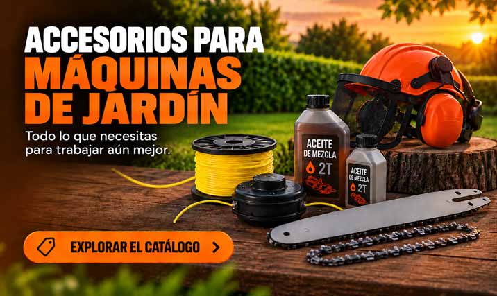 Accesorios para maquinaria de jardinería