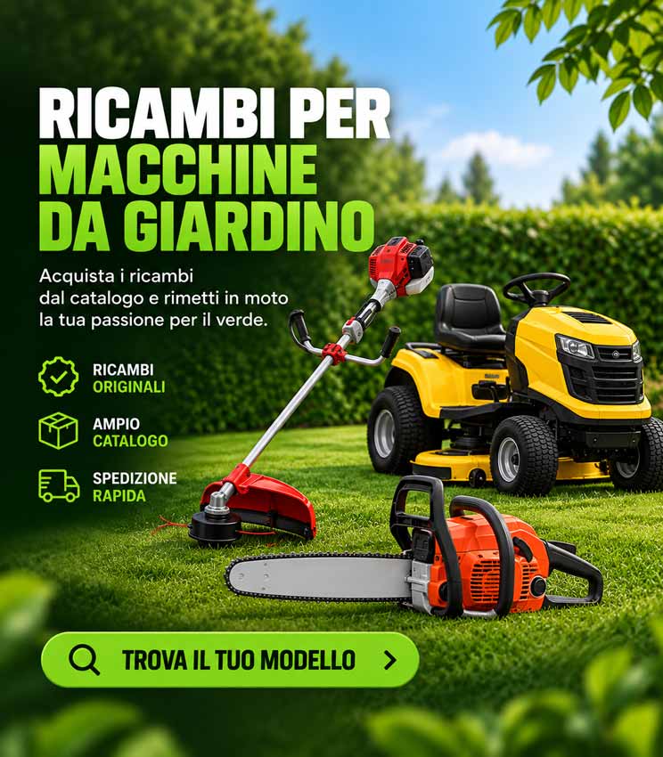 Ricambi per Macchine da Giardino