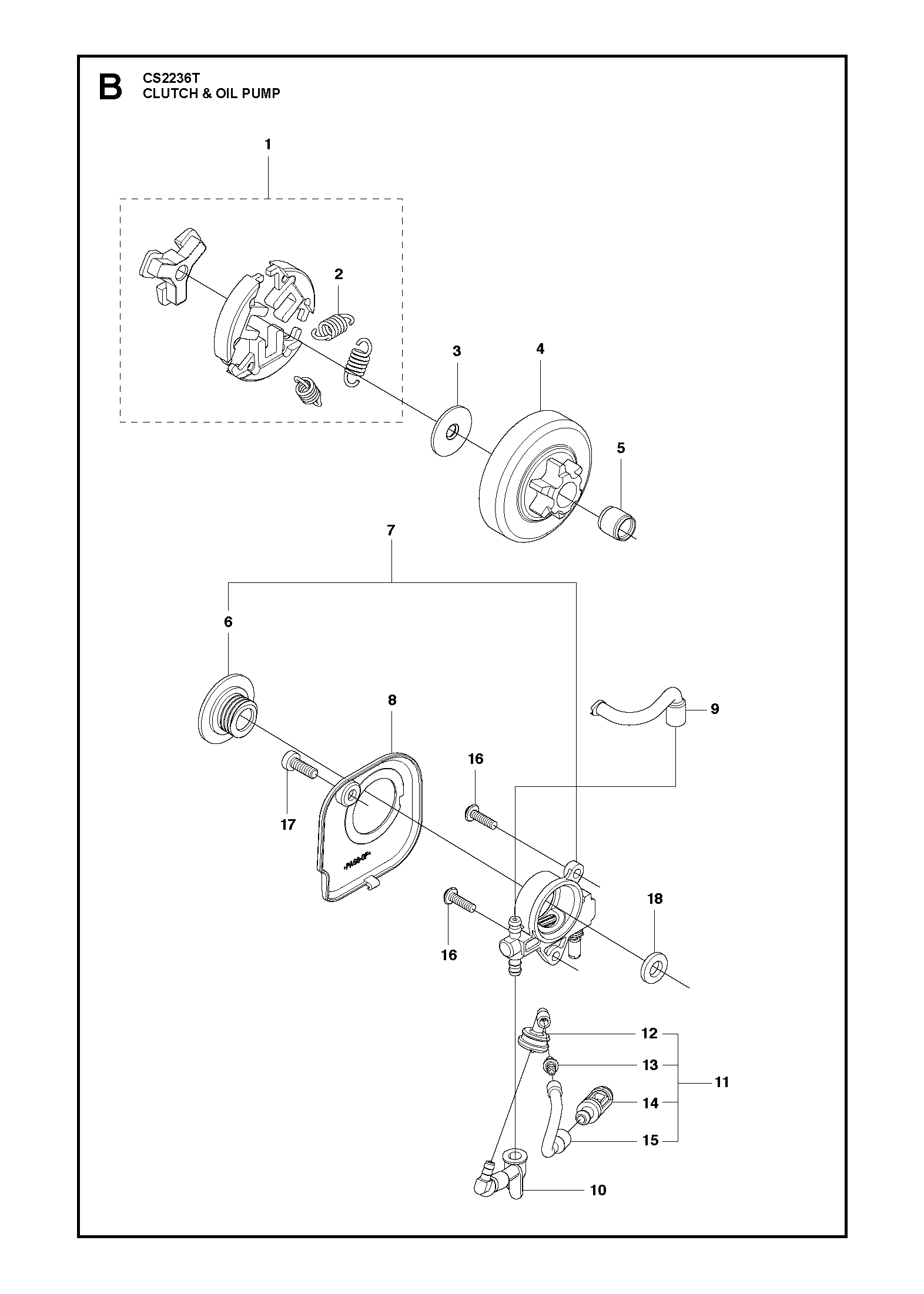 EMBRAYAGE ET POMPE À HUILE