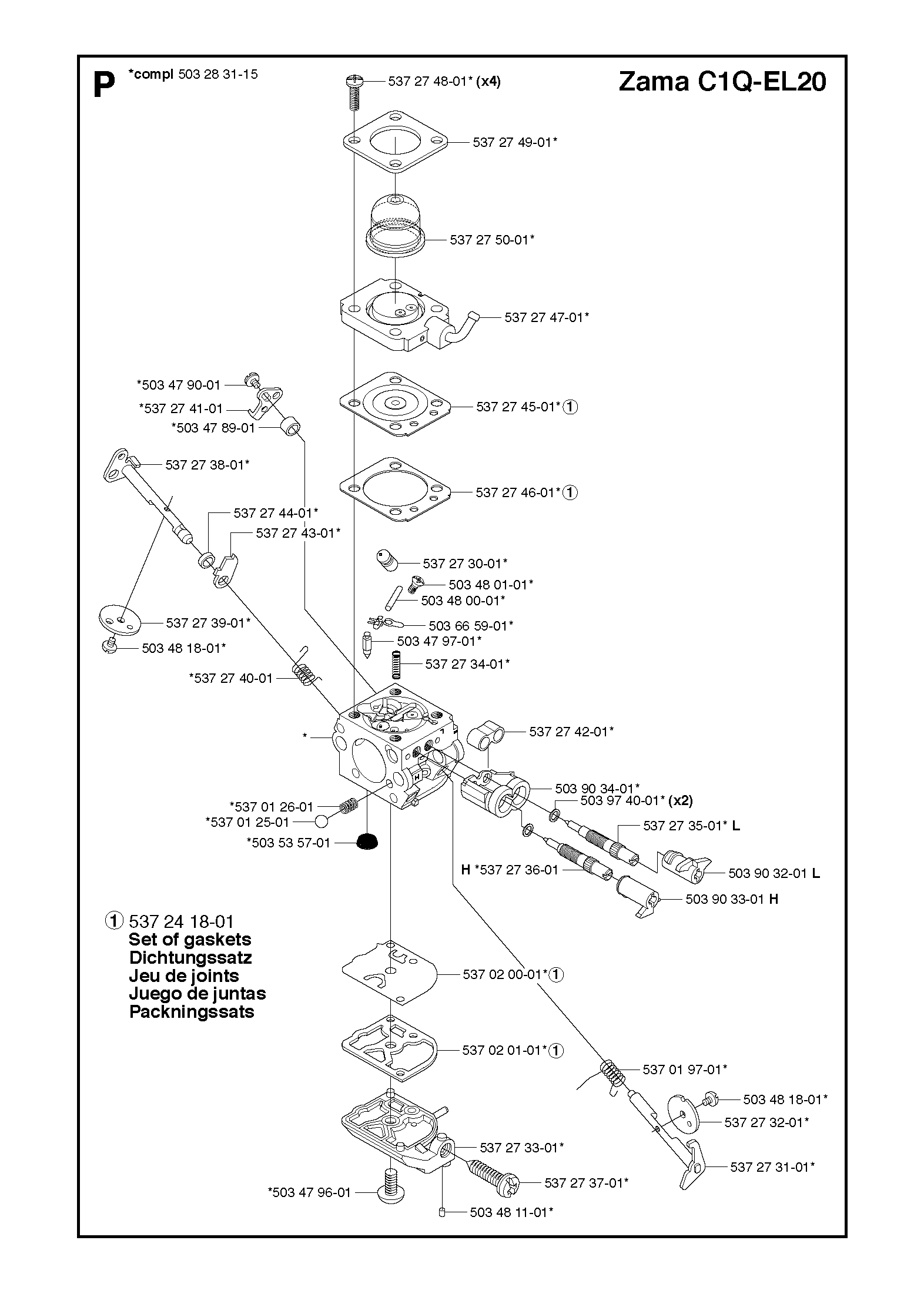 DÉTAILS DU CARBURATEUR