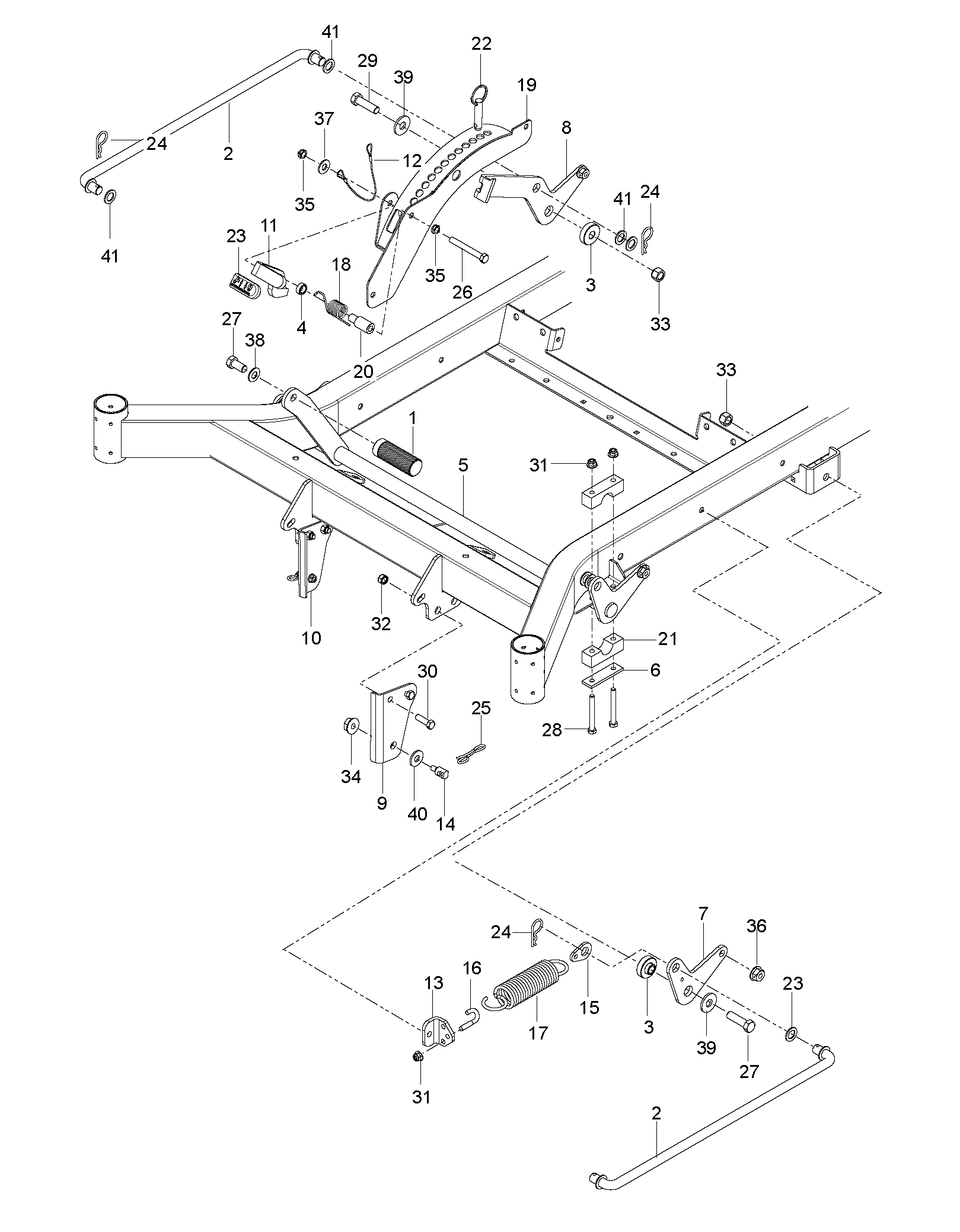 Rasenmäherlift / Decklift