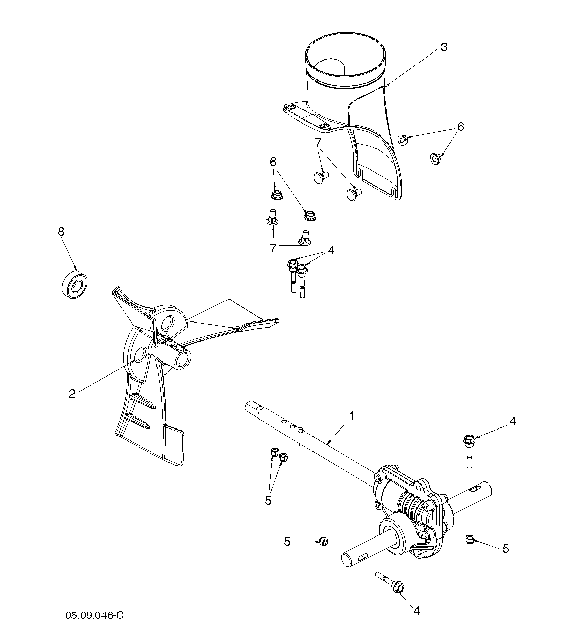 CARTER FRESA E TURBINA