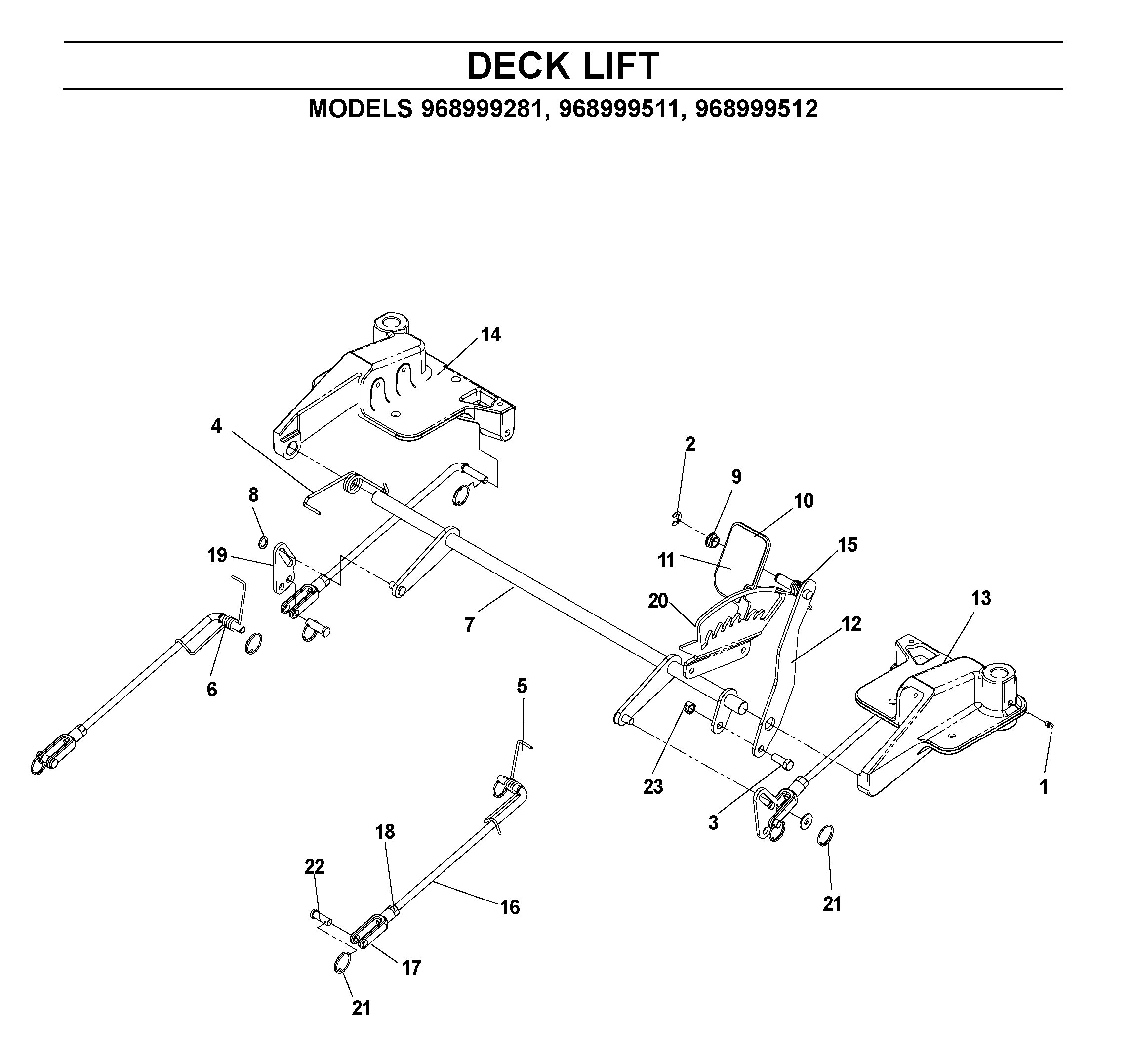 Rasenmäherlift / Decklift