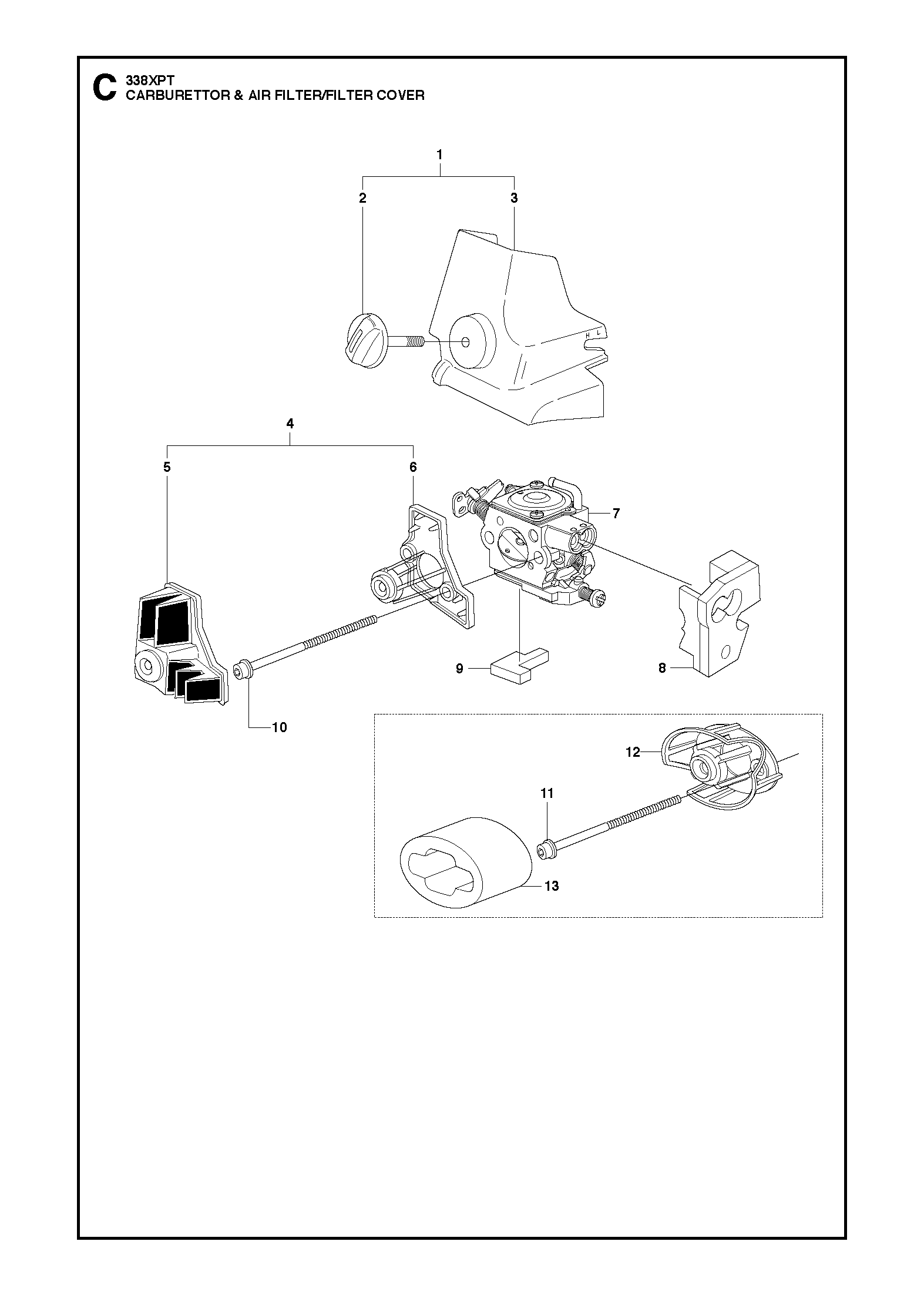CARBURATEUR ET FILTRE À AIR