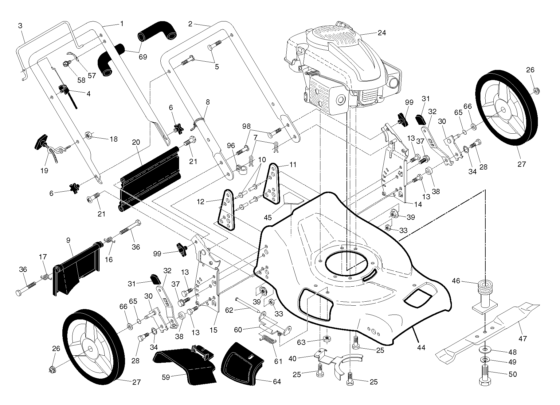 RAHMEN UND MOTOR
