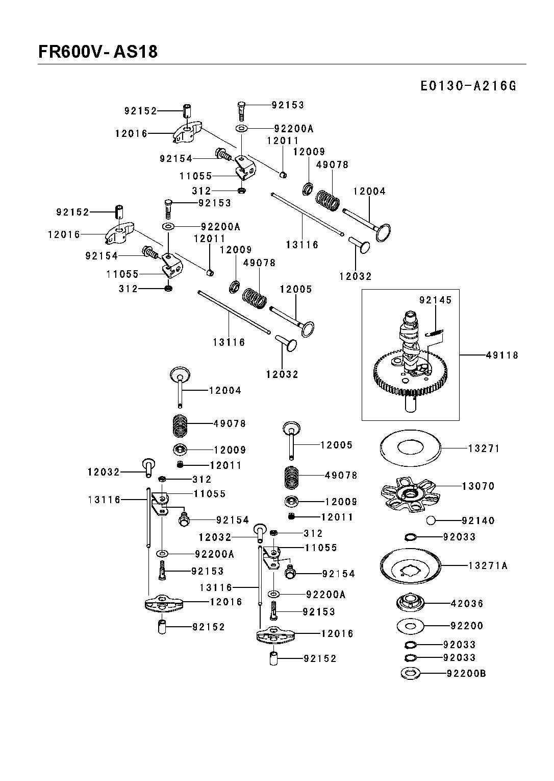 VALVE & CAMSHAFT