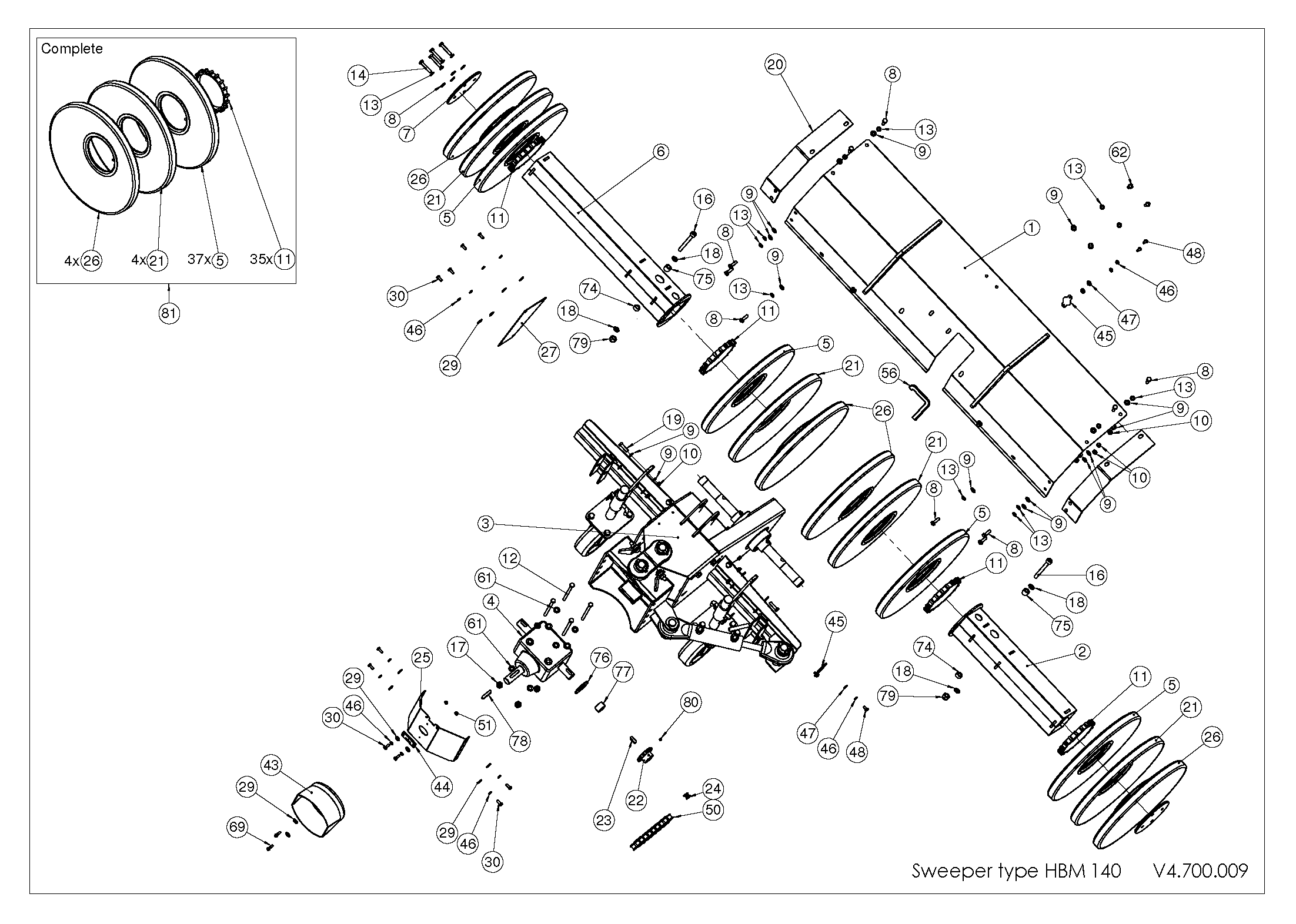 SWEEPER ASSEMBLY