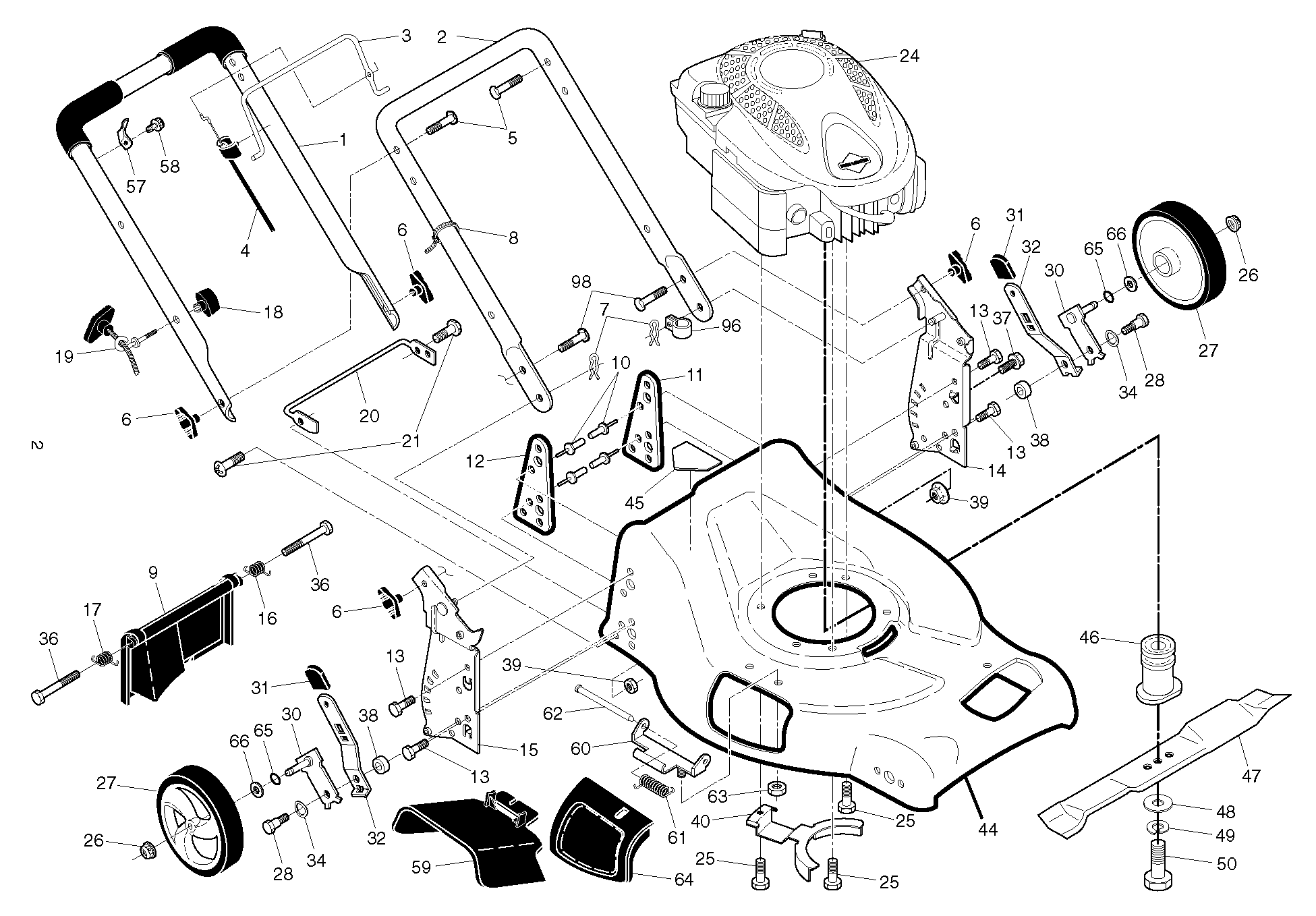 RAHMEN UND MOTOR