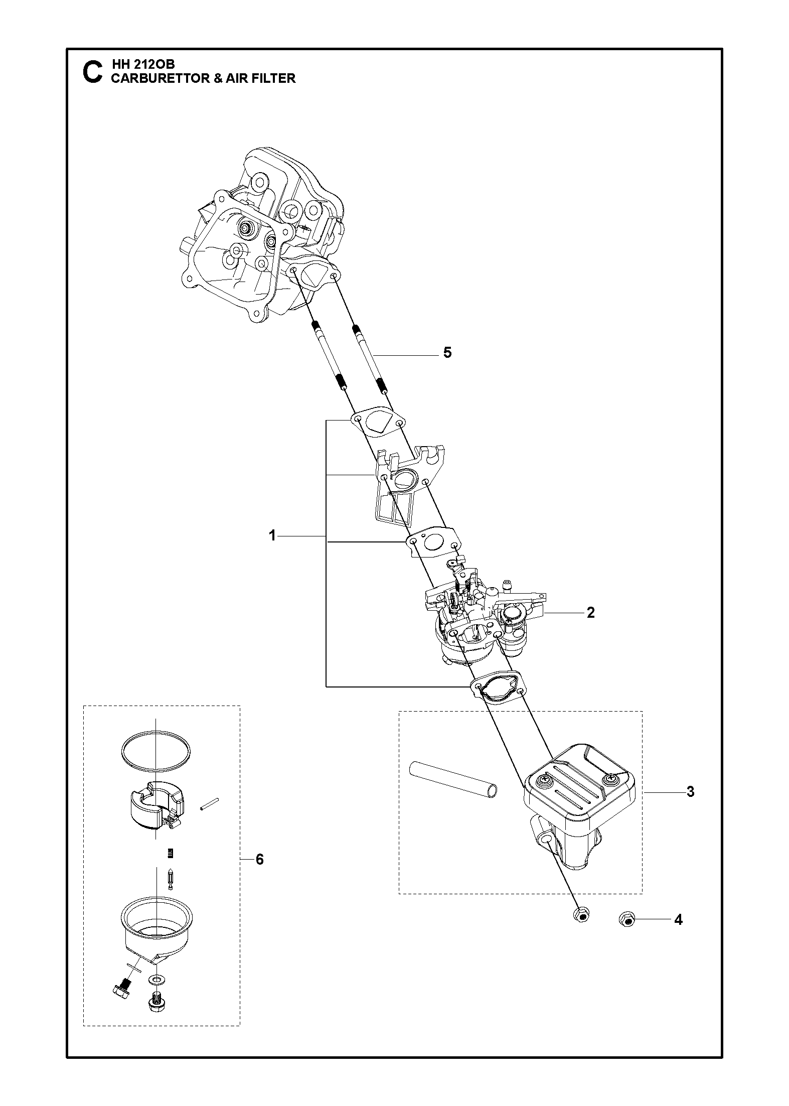 CARBURETTOR & AIR FILTER