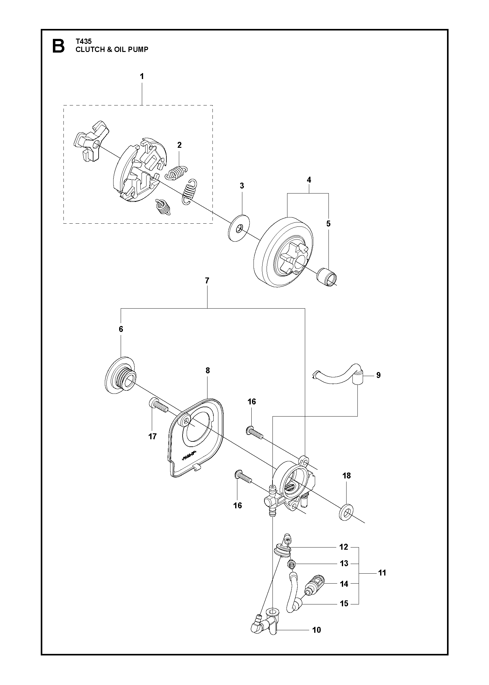 EMBRAYAGE ET POMPE À HUILE