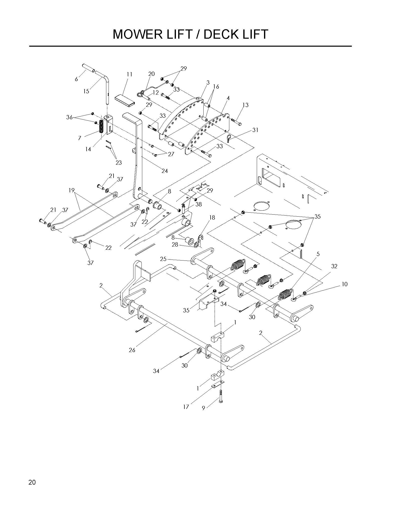 Rasenmäherlift / Decklift