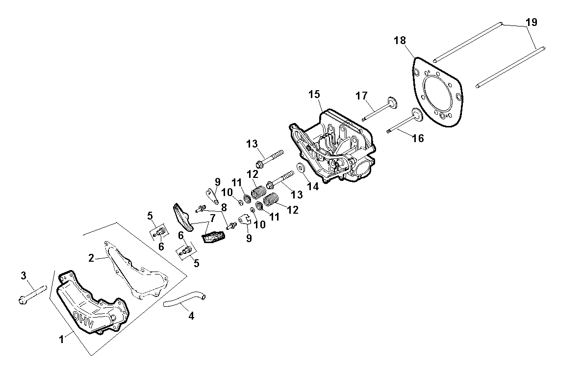 CYLINDER HEAD, VALVE, BREATHER