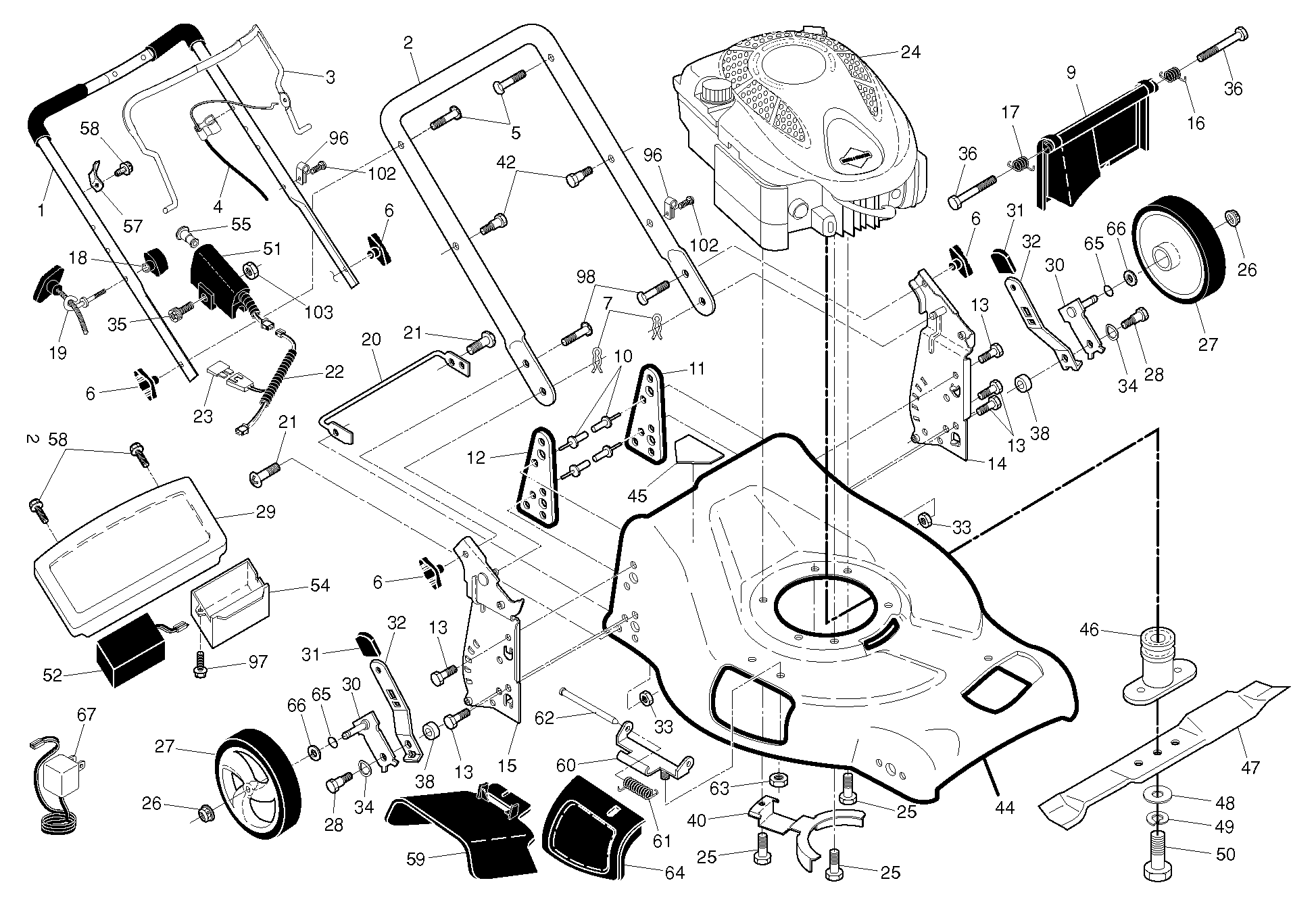 RAHMEN UND MOTOR