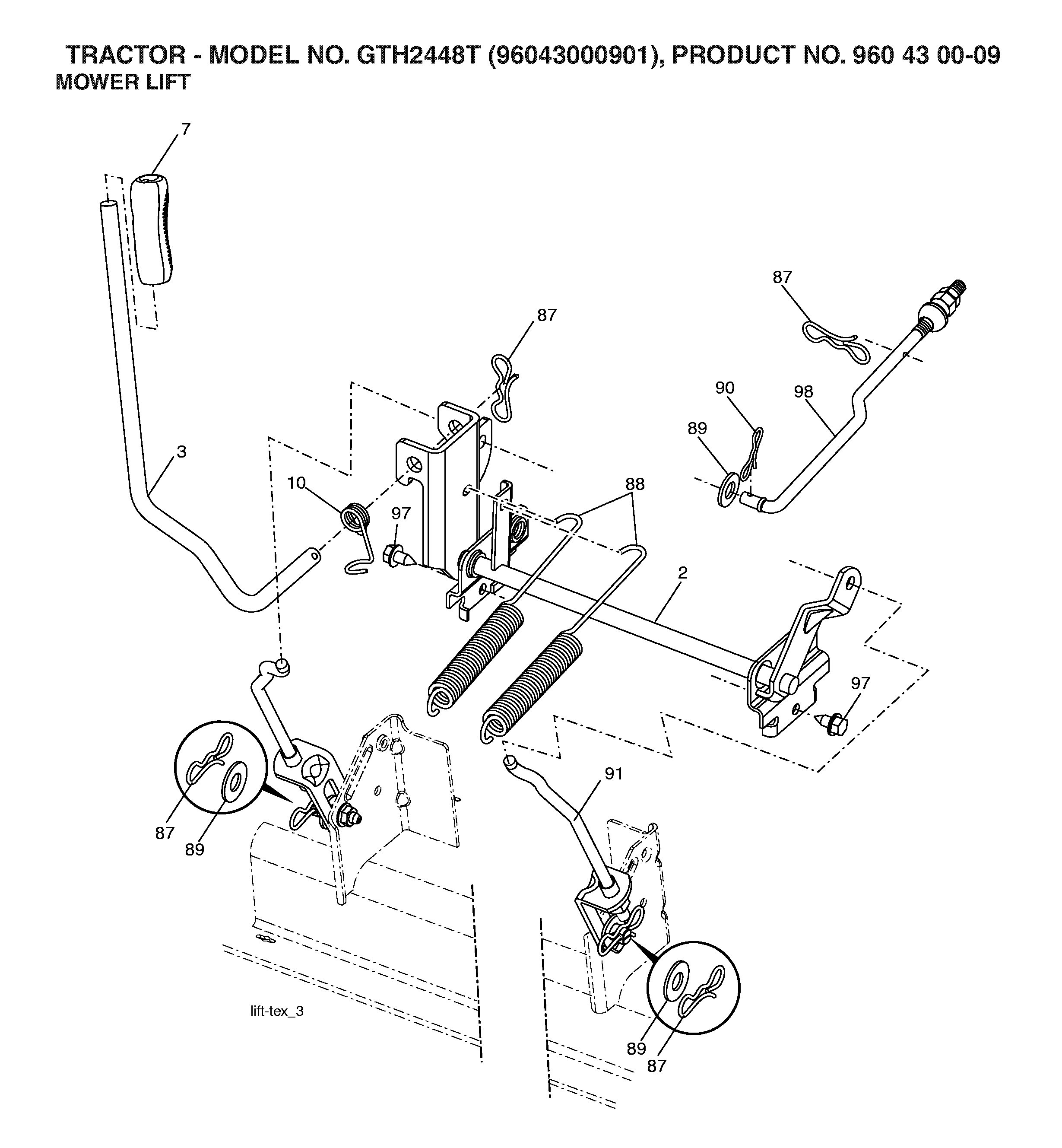 Rasenmäherlift / Decklift