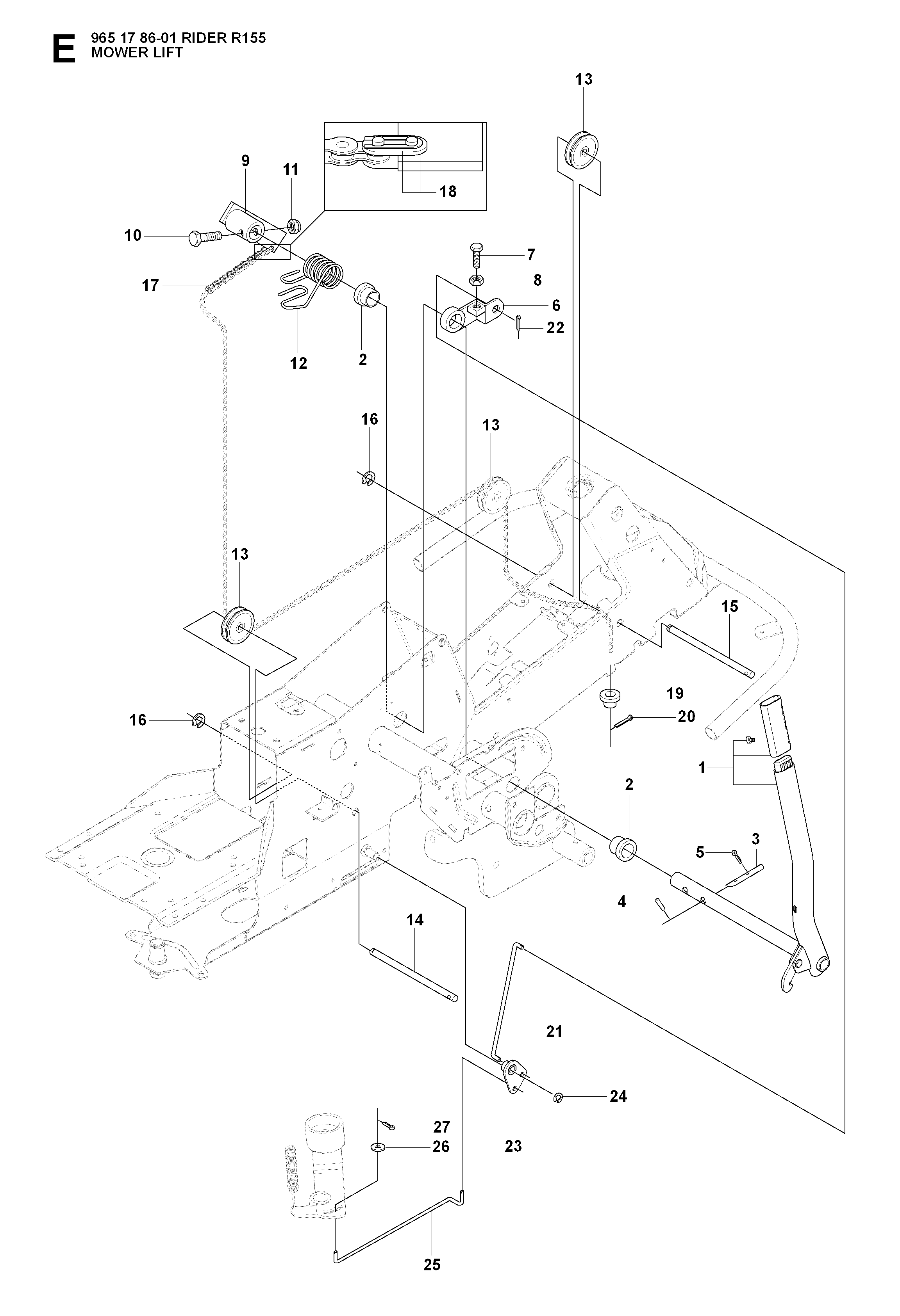 Rasenmäherlift / Decklift