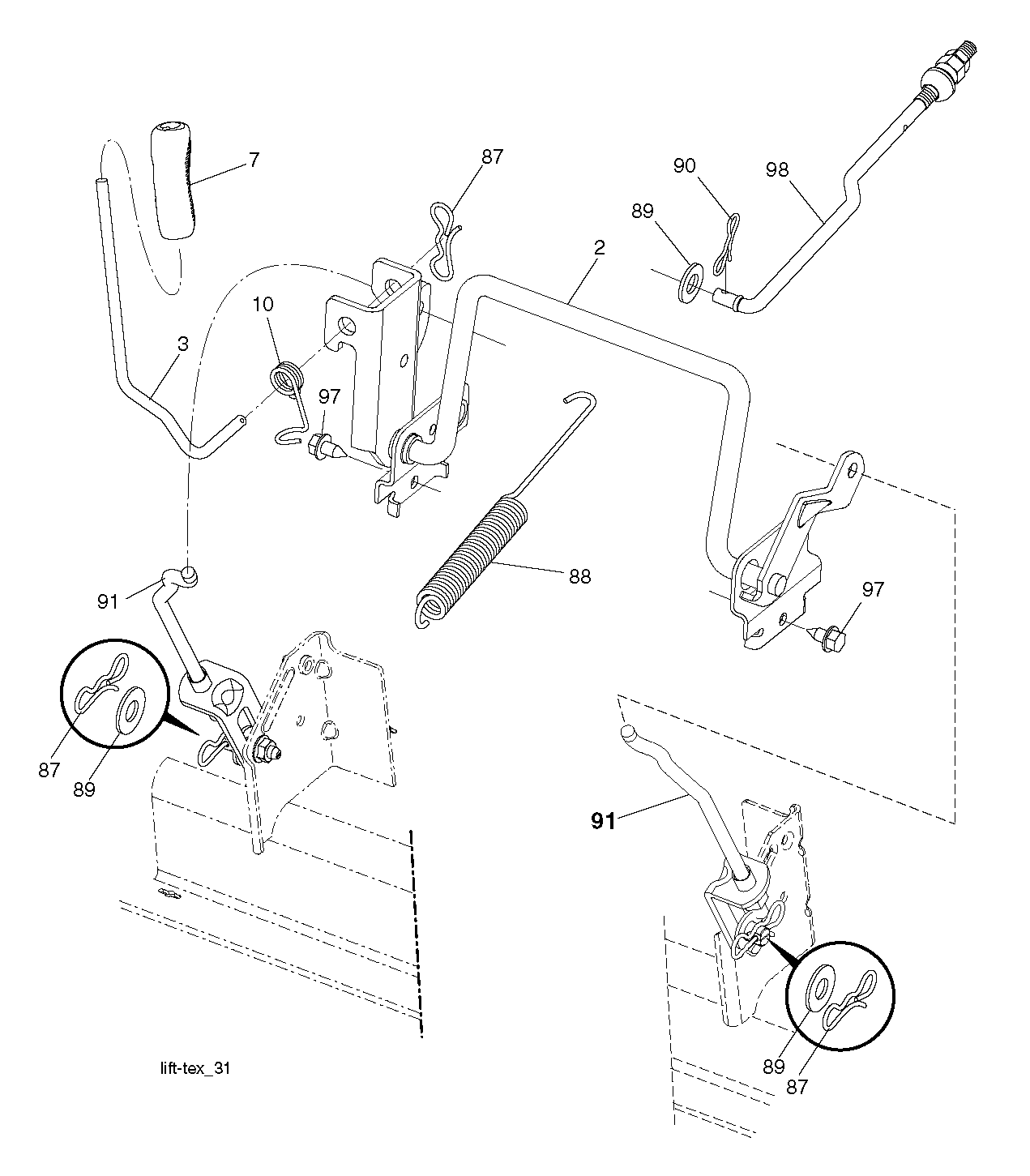 ÉLÉVATEUR DE TONDEUSE À GAZON / ÉLÉVATEUR DE PLATEFORME