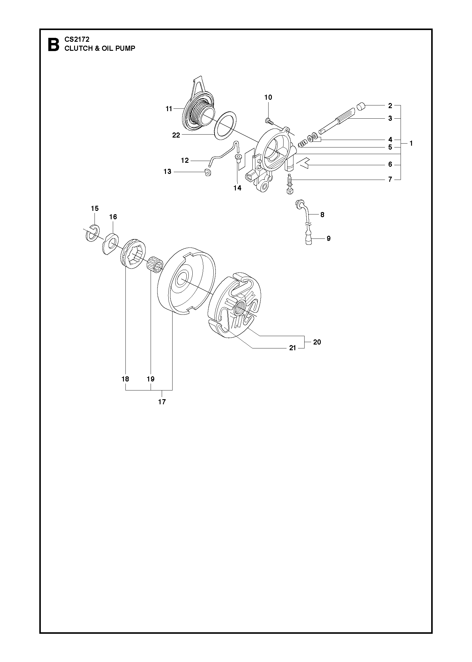 EMBRAYAGE ET POMPE À HUILE