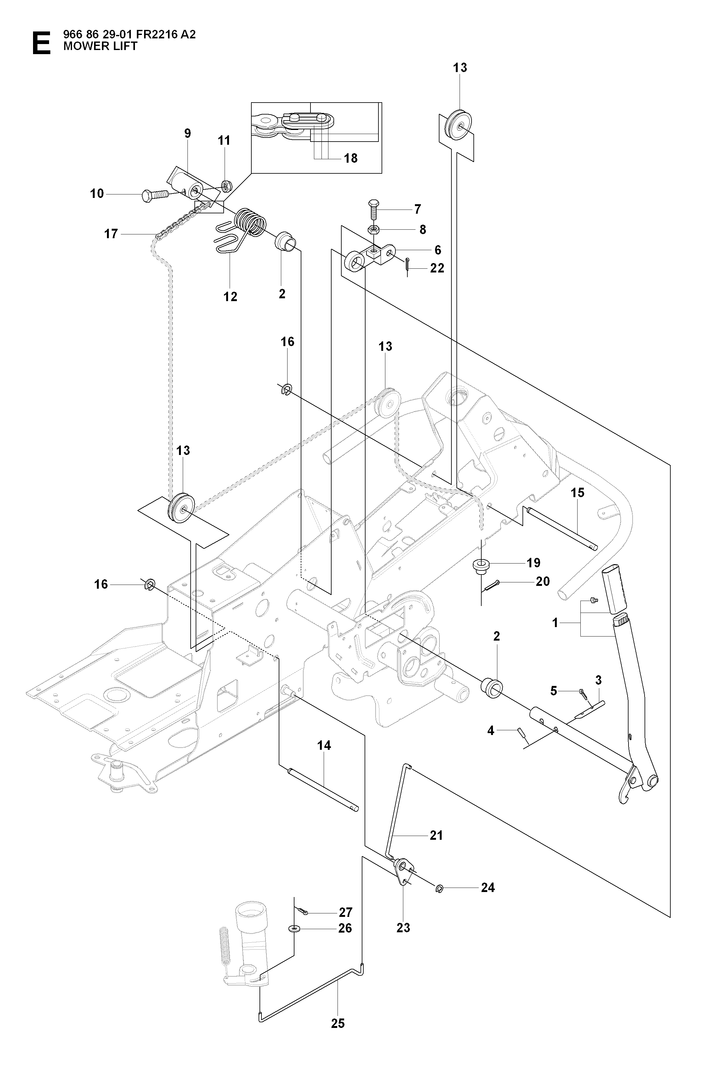 Rasenmäherlift / Decklift