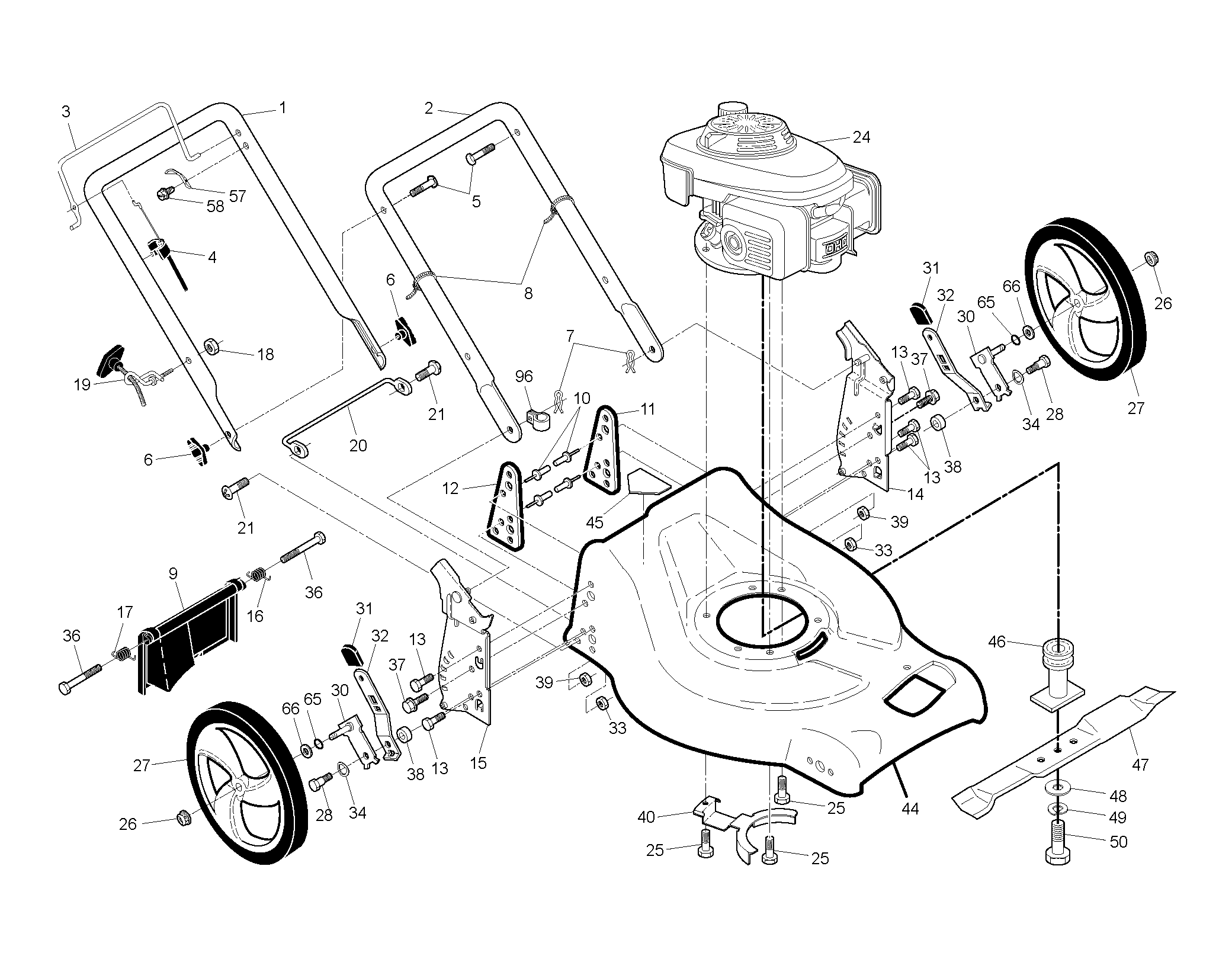 RAHMEN UND MOTOR