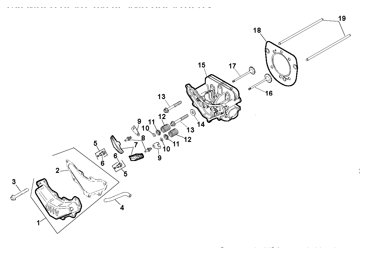 CYLINDER HEAD, VALVE & BREATHER