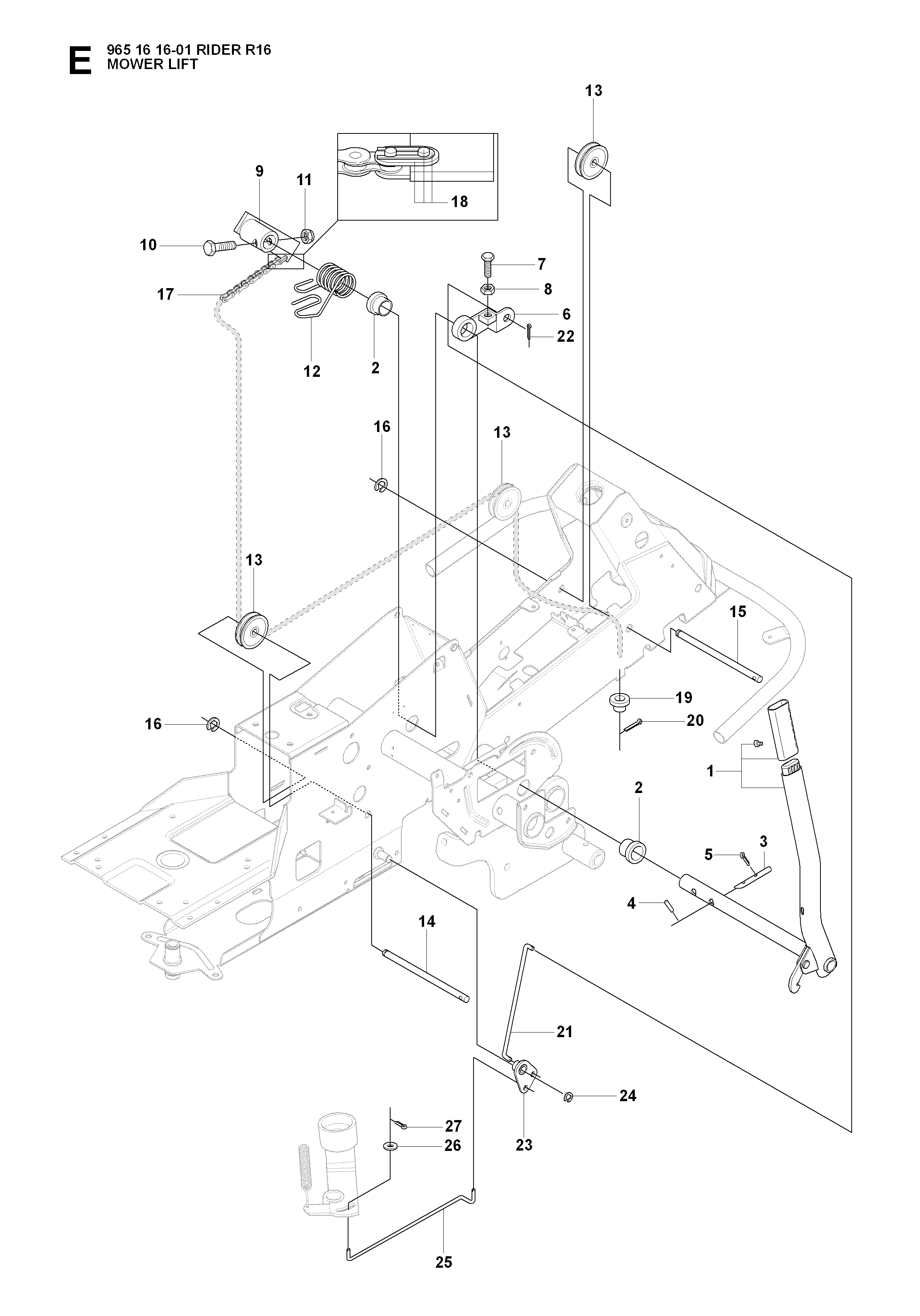 Rasenmäherlift / Decklift