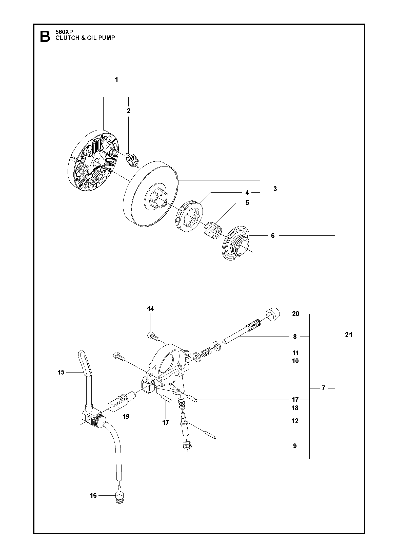 EMBRAYAGE ET POMPE À HUILE
