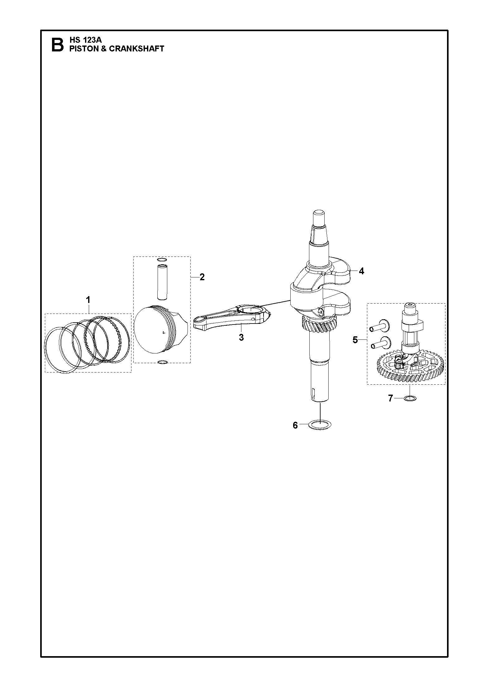 PISTON ET VILEBREQUIN