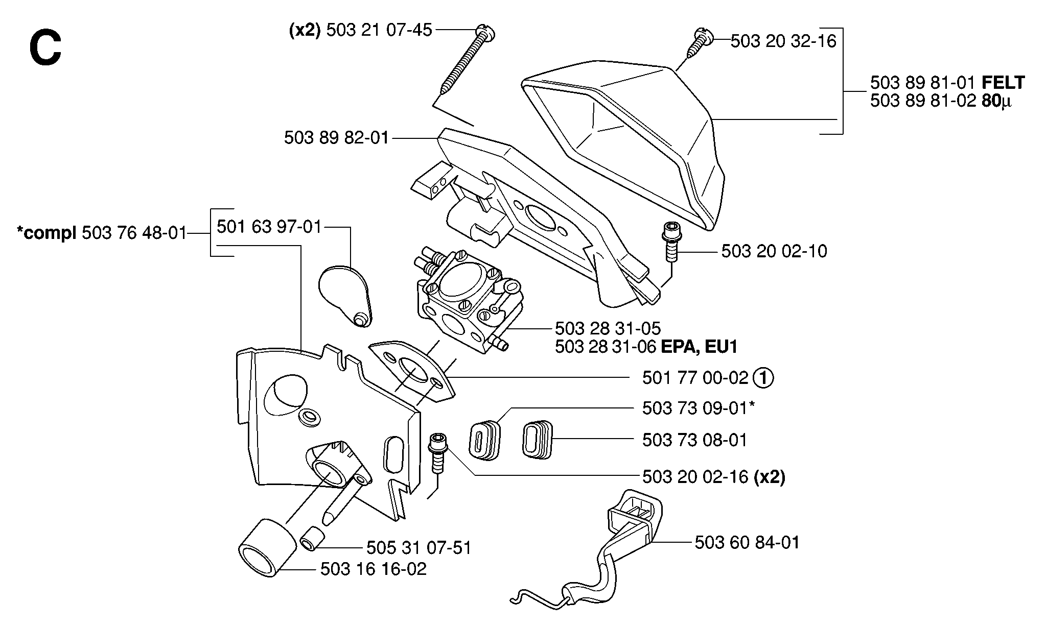 CARBURATEUR ET FILTRE À AIR