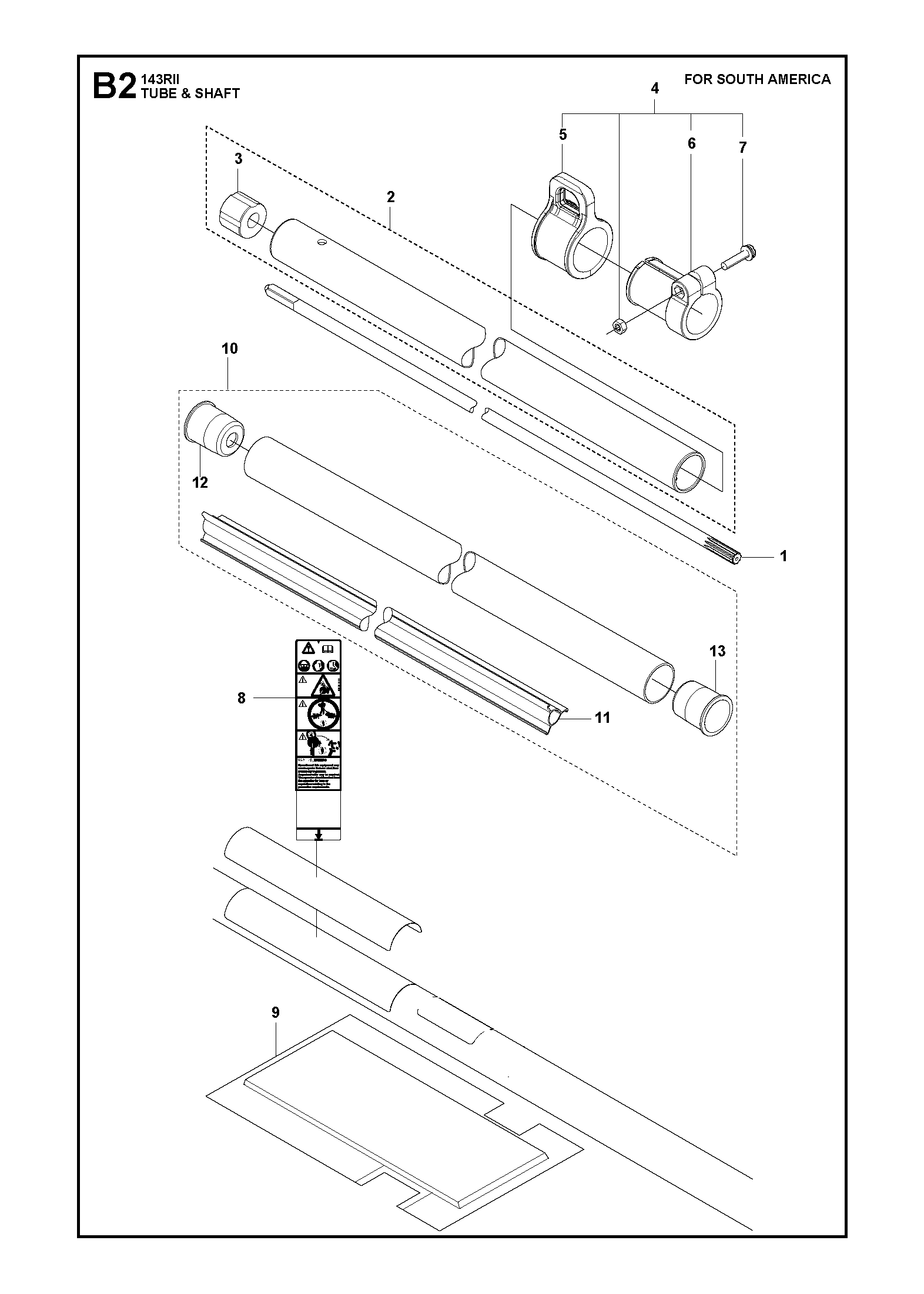 TUBE & SHAFT for South America