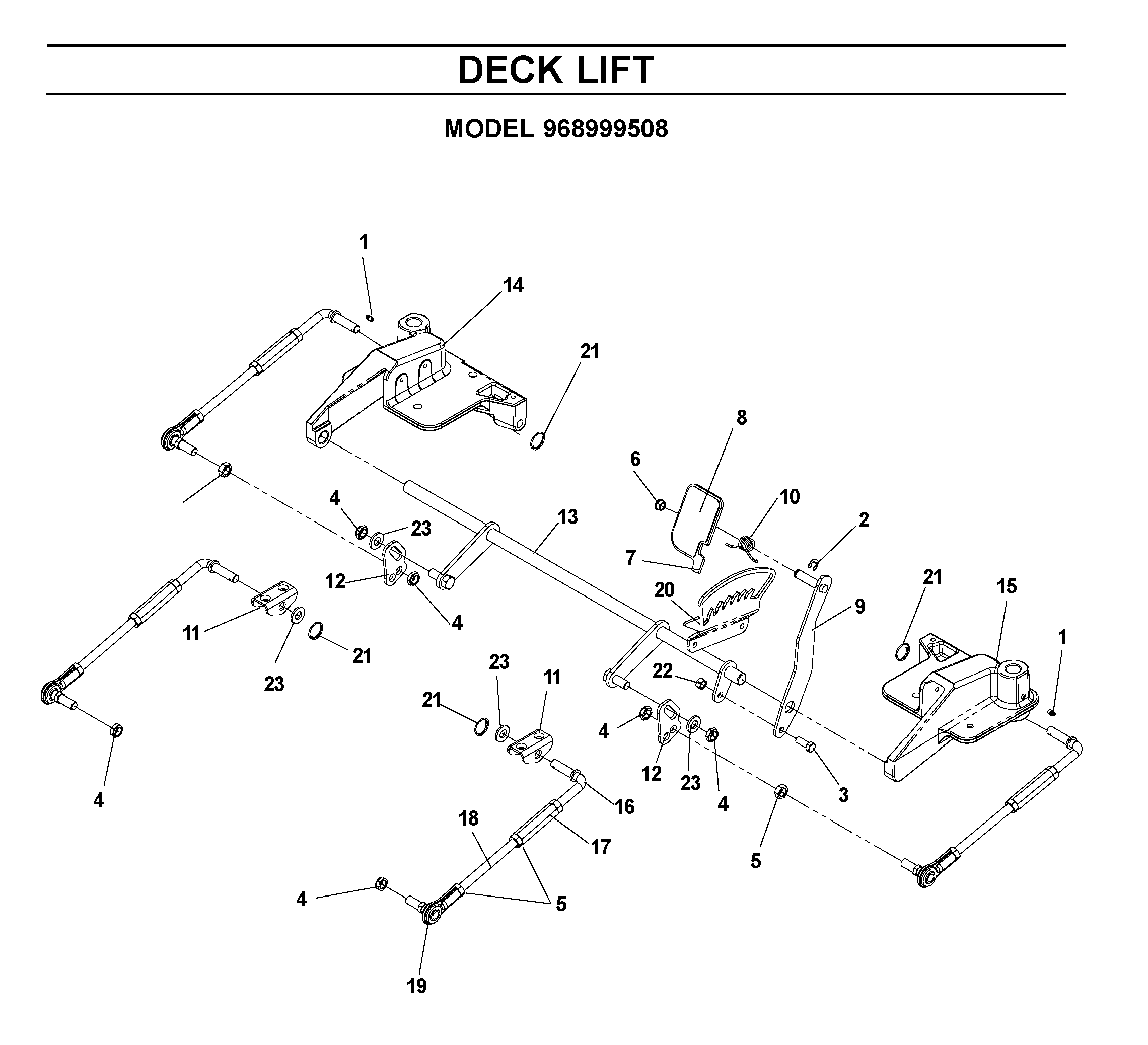 Rasenmäherlift / Decklift