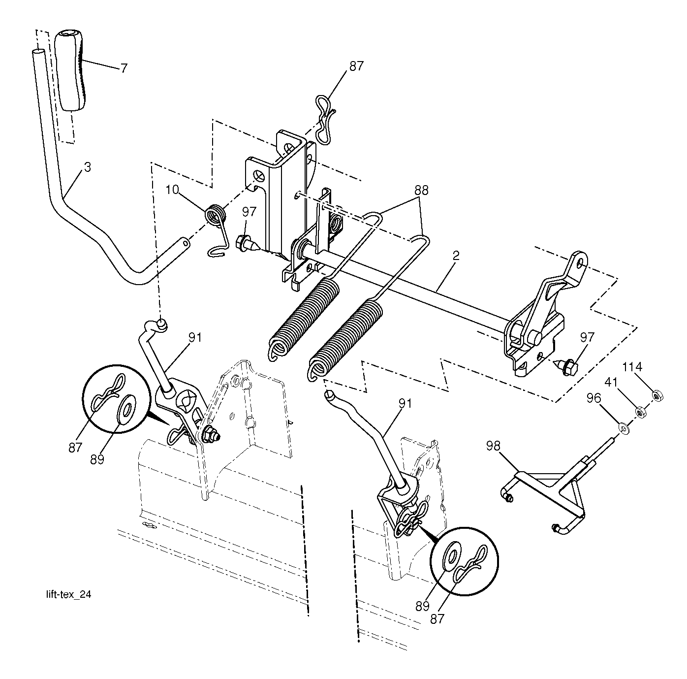 Rasenmäherlift / Decklift