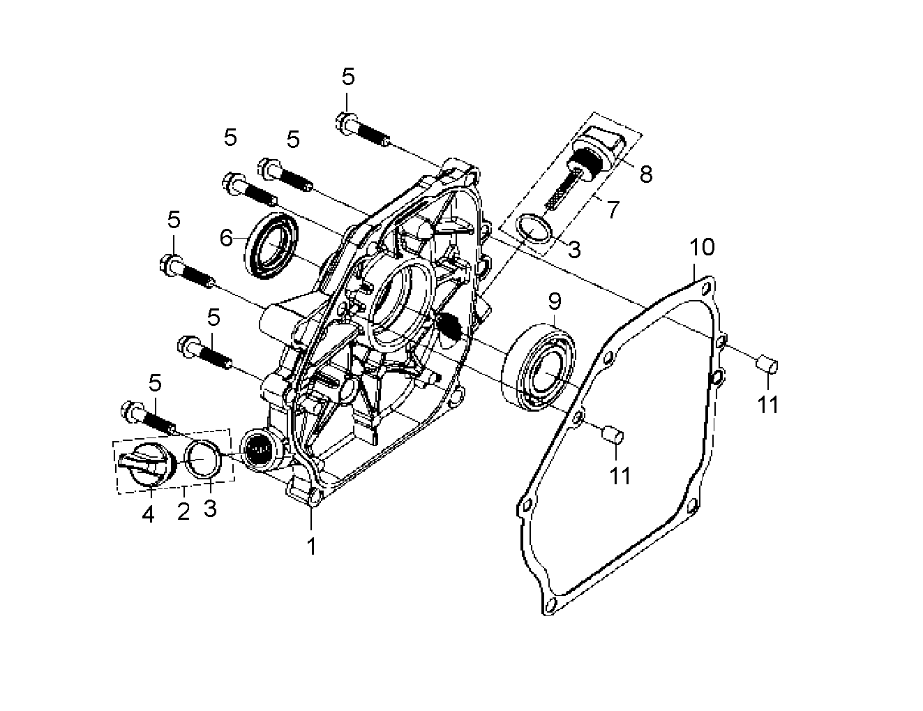 CRANKCASE COVER