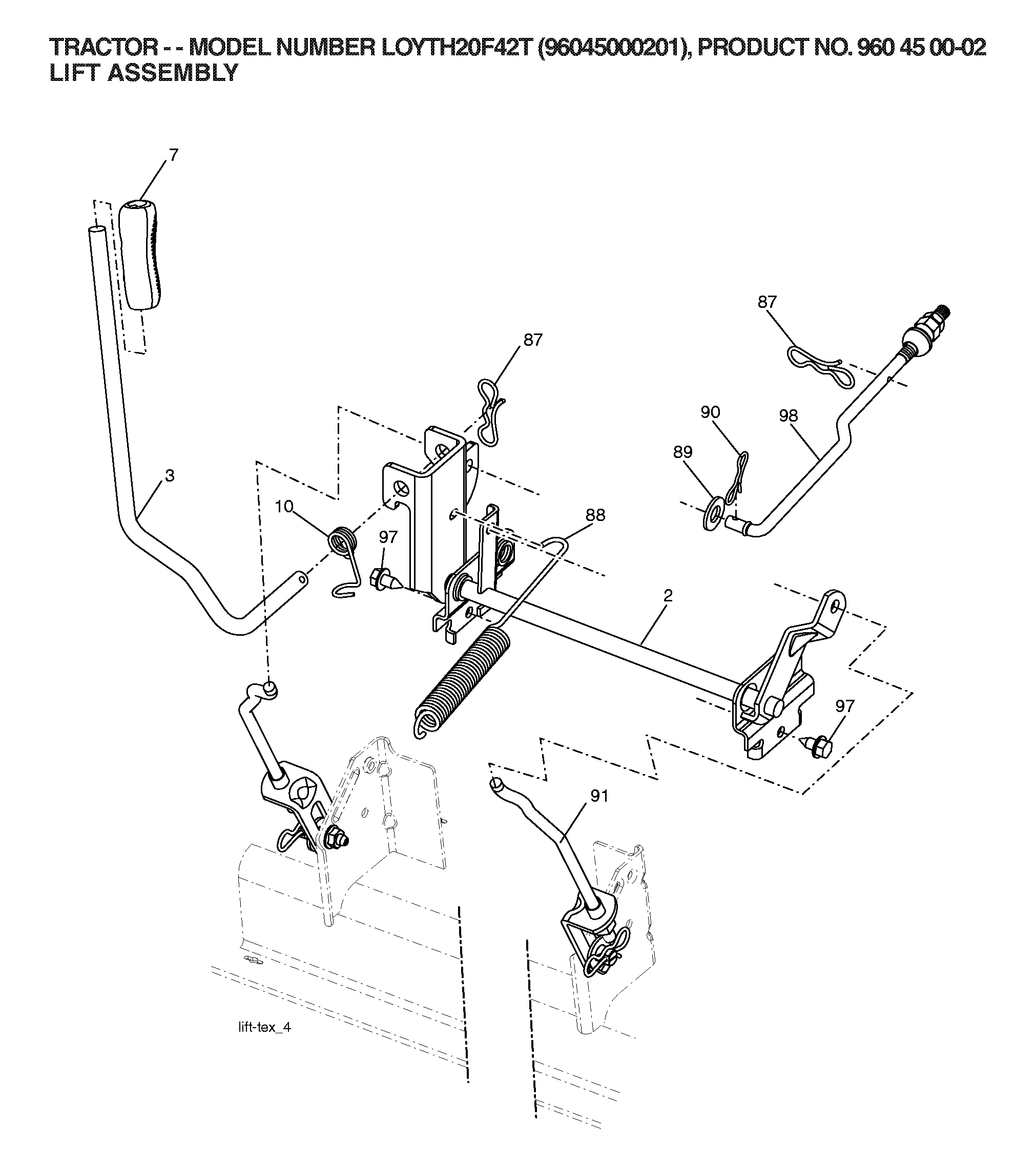 Rasenmäherlift / Decklift